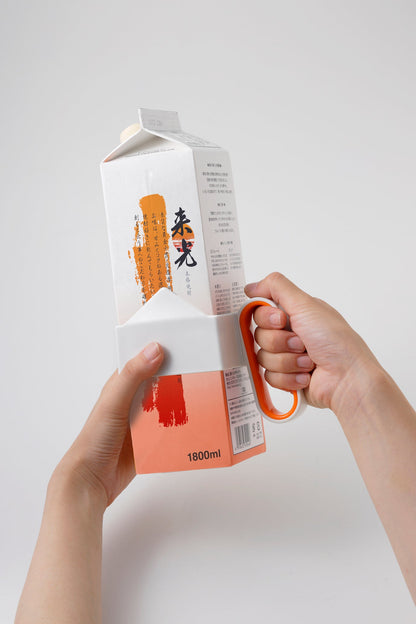 MJ-HOLDER-ORG Milk & Juice Carton Holder (Orange)