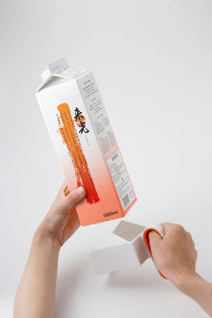 MJ-HOLDER-ORG Milk & Juice Carton Holder (Orange)